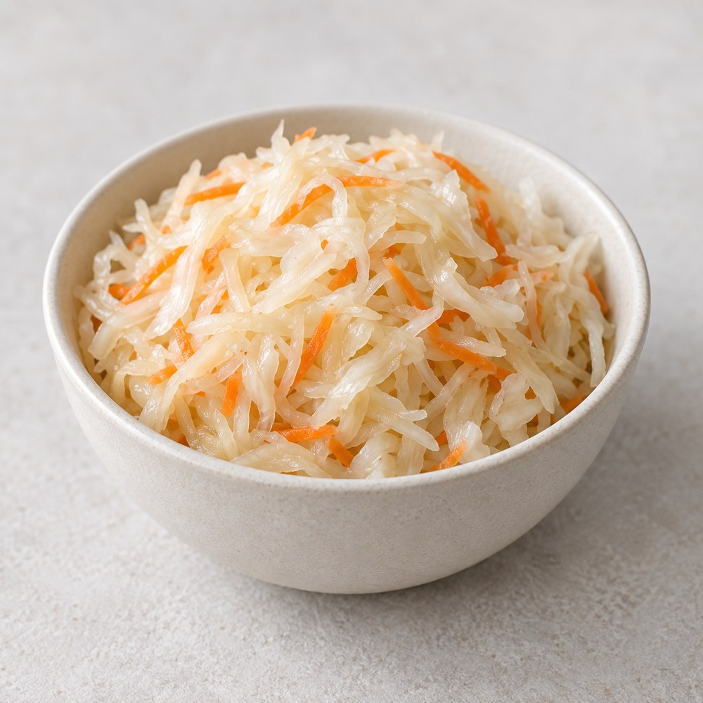 Классическая квашеная капуста с морковью